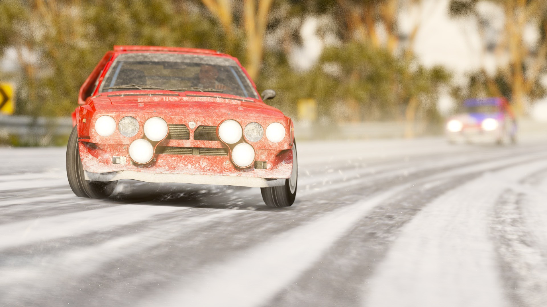 Wallpaper Lancia delta integrale car in forza horizon 3 video game