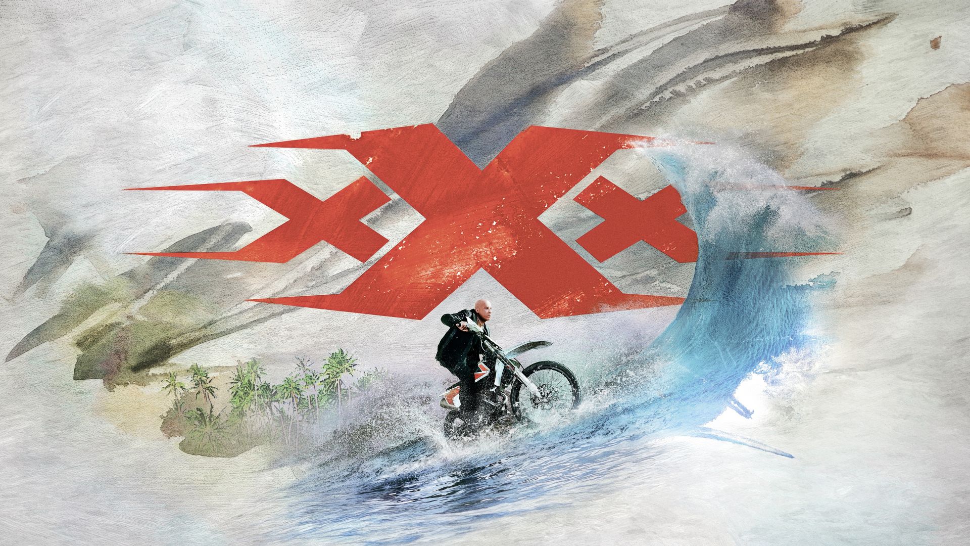 Wallpaper xXx: Return of Xander Cage, movie poster, biker, 4k