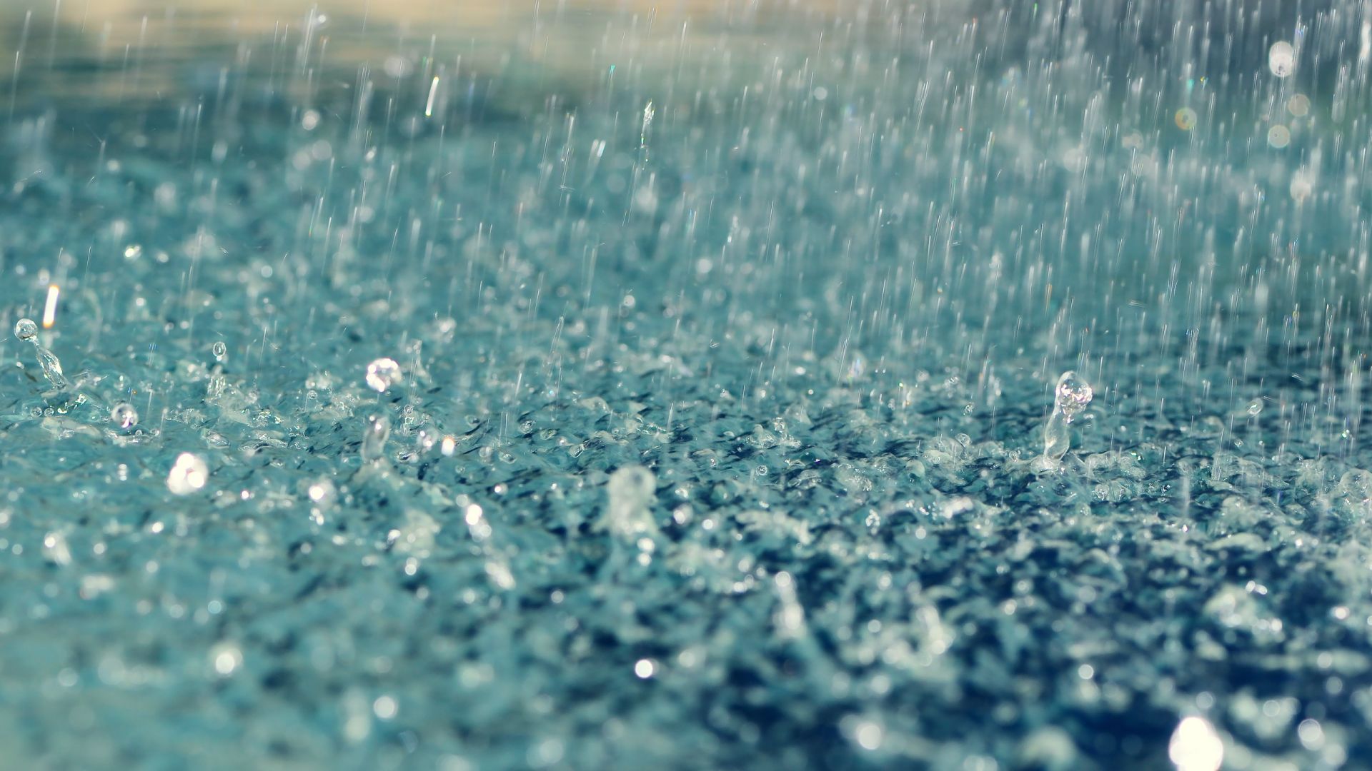 Wallpaper Rain, rain drops, splashes, water