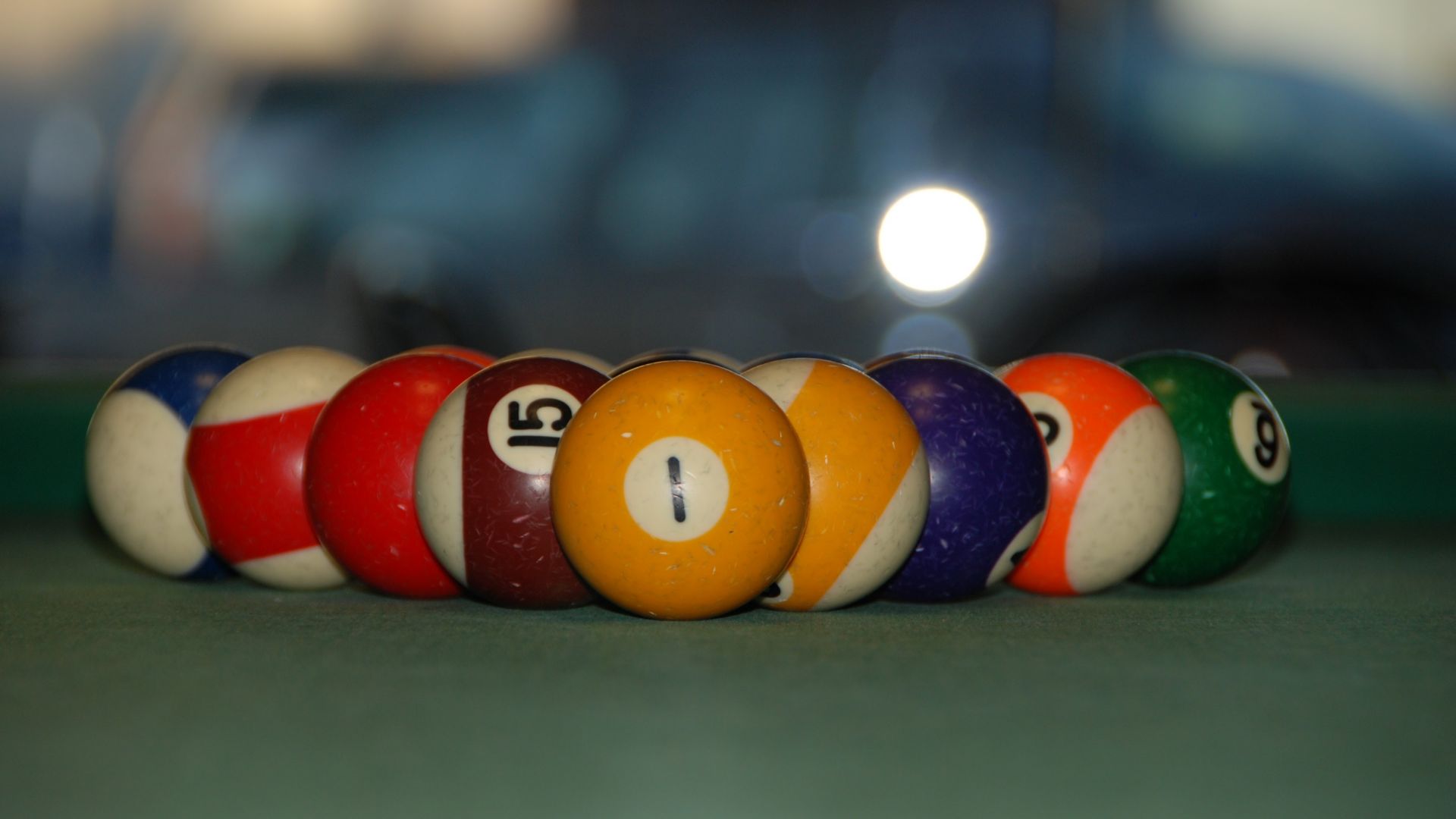 Wallpaper Billiard balls, sports