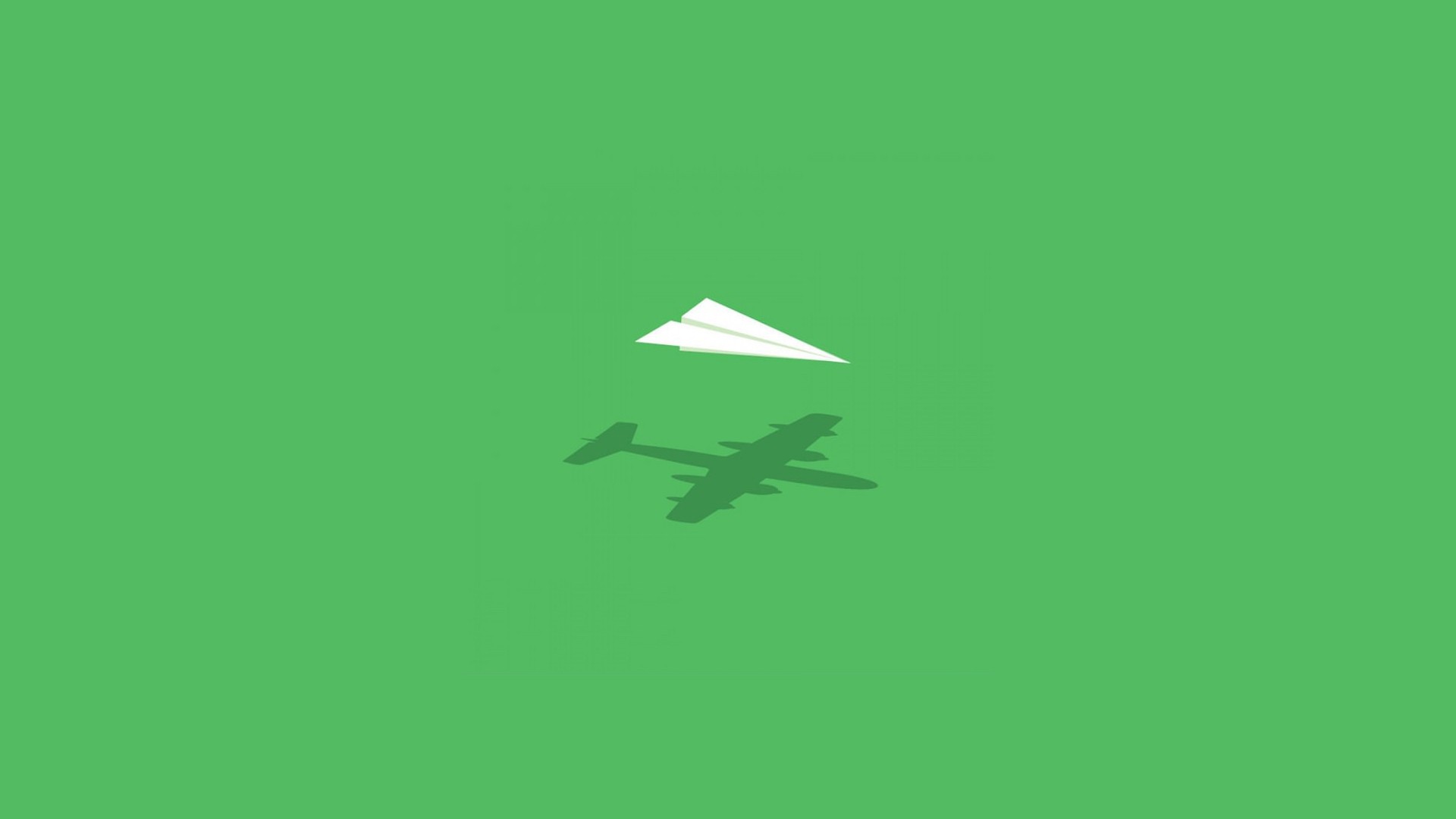Wallpaper Paper airplane imagination