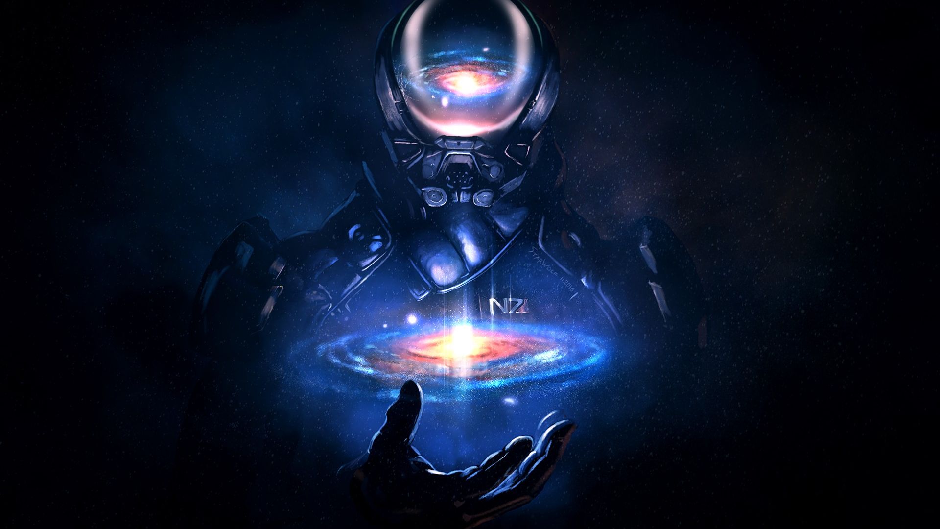 Wallpaper Mass Effect: Andromeda Video game, n7, 2017 game