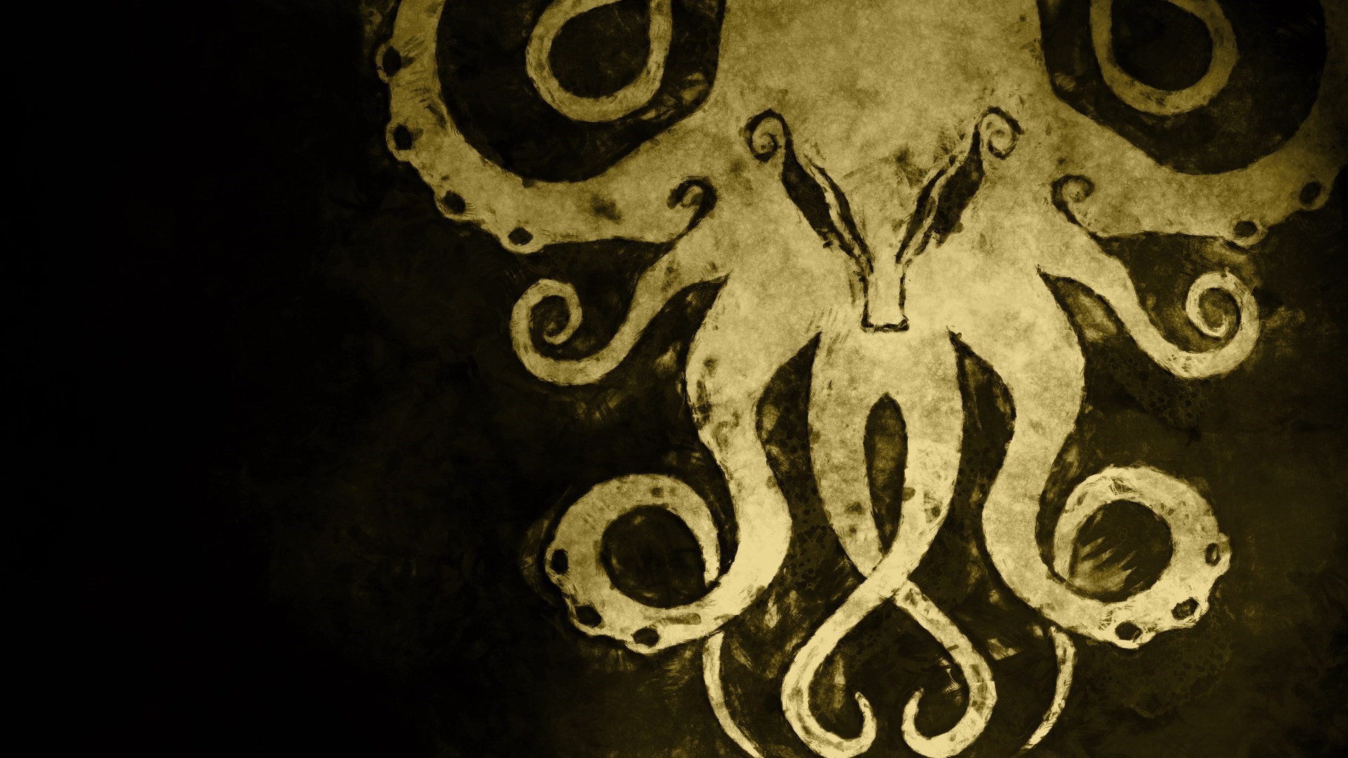 Wallpaper Octopus, art