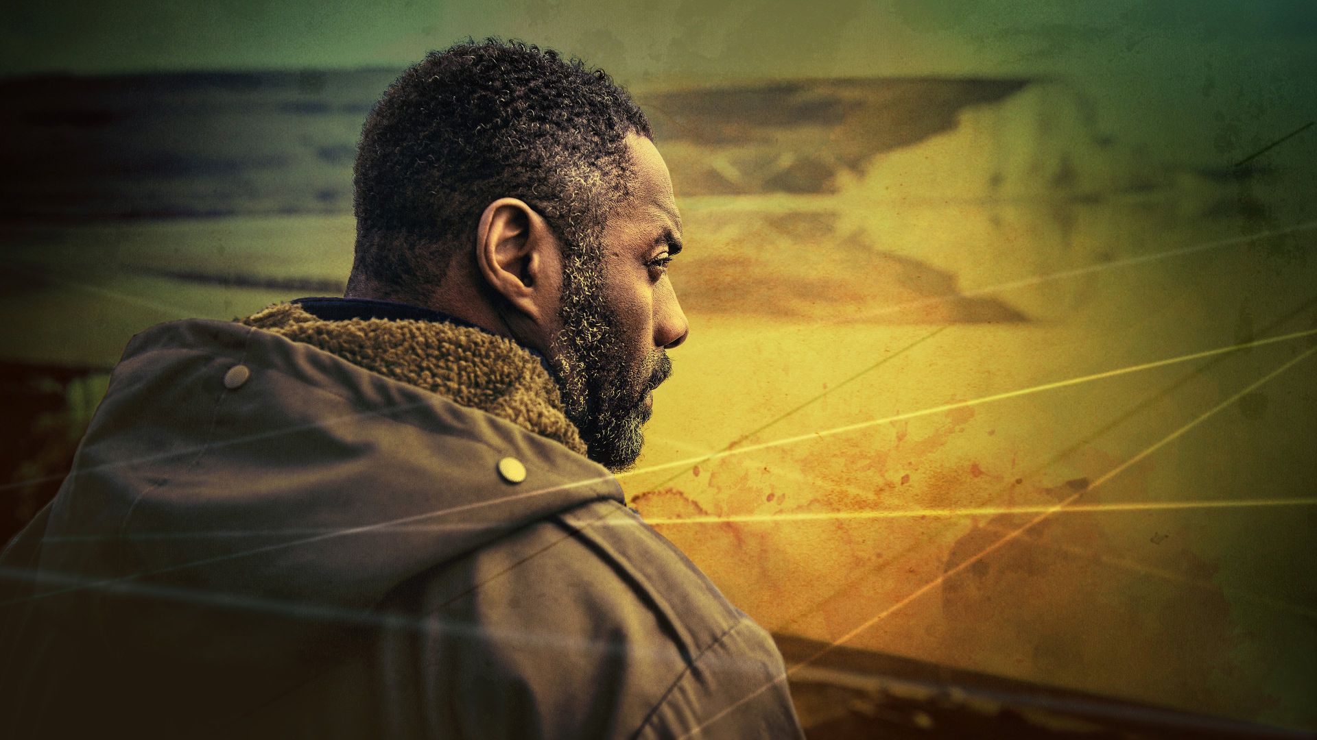 Wallpaper Luther TV show, Idris Elba, face