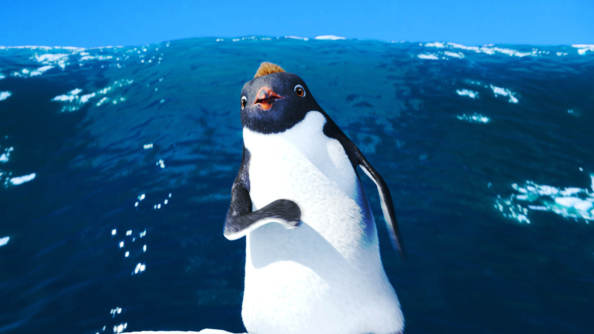 Wallpaper Happy Feet Two, 2011 movie, penguin, animated movie