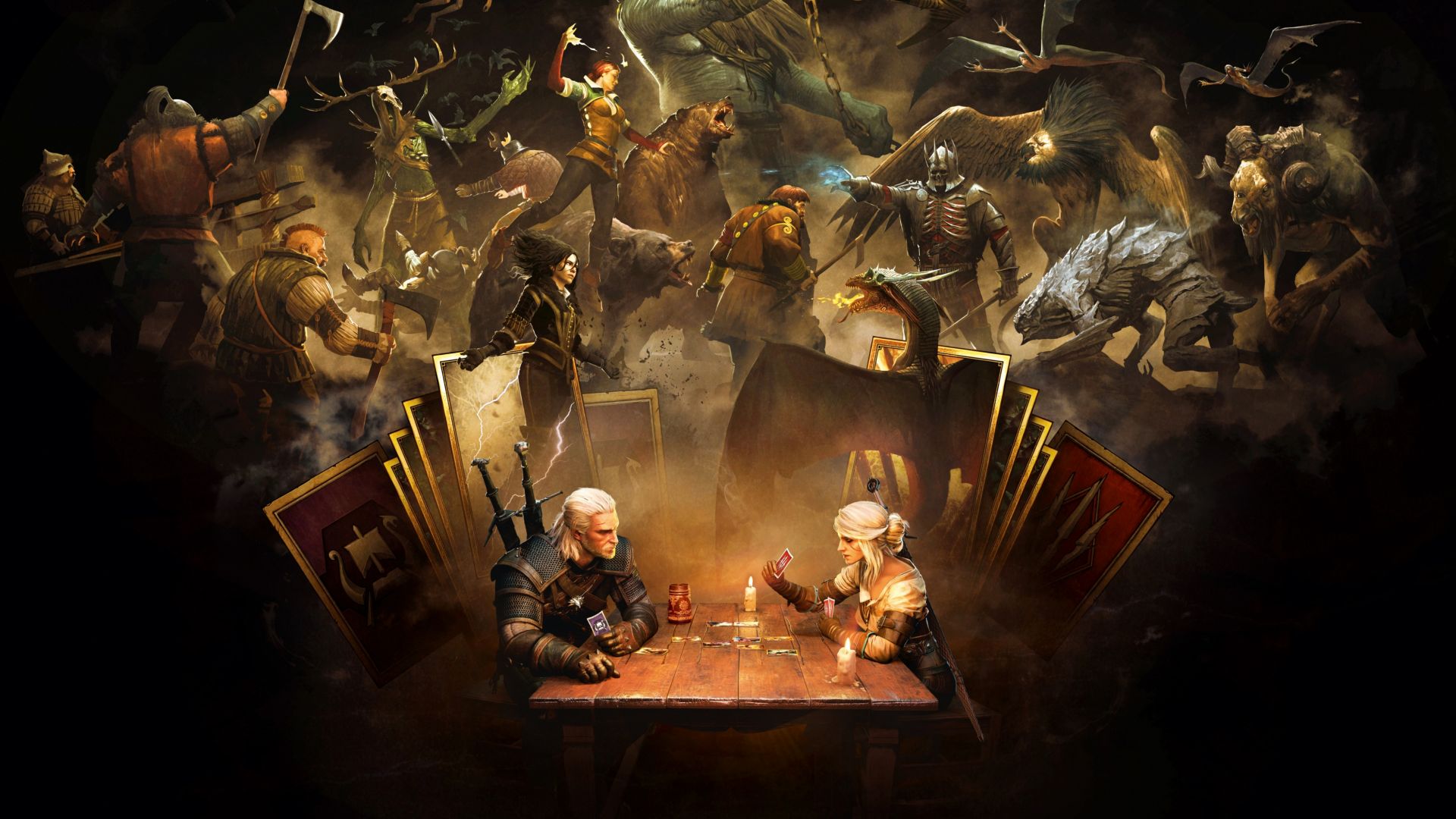Wallpaper Gwent: The Witcher Card Game, playstation 4, xbox, one pc, 2017