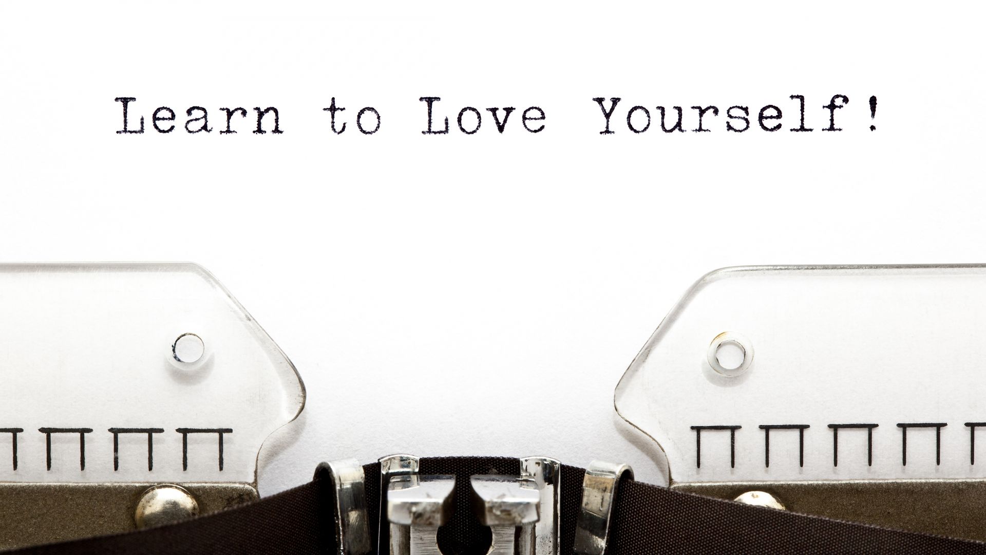 Wallpaper Learn to Love yourself, quote, typography, 4k