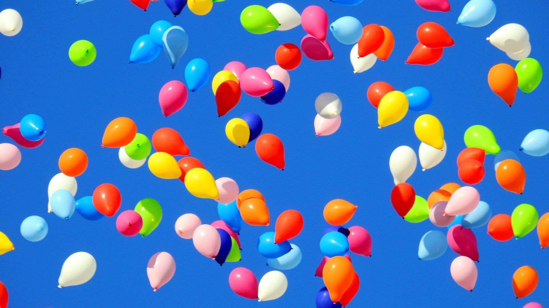 Wallpaper Balloons, party, carnival, colorful, sky