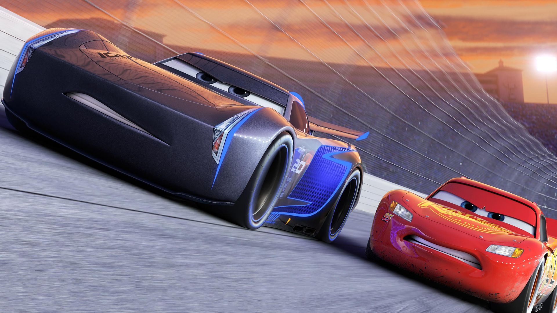 Wallpaper Cars 3 animated movie