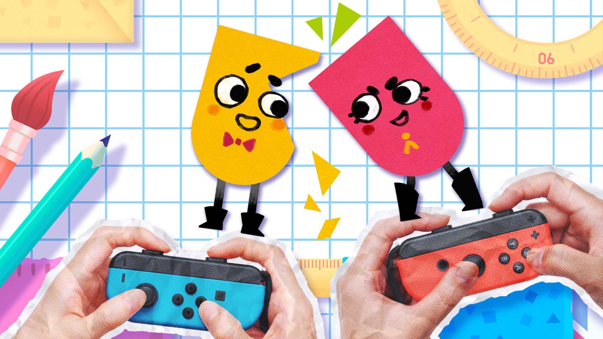 Wallpaper Snipperclips Video game, gaming