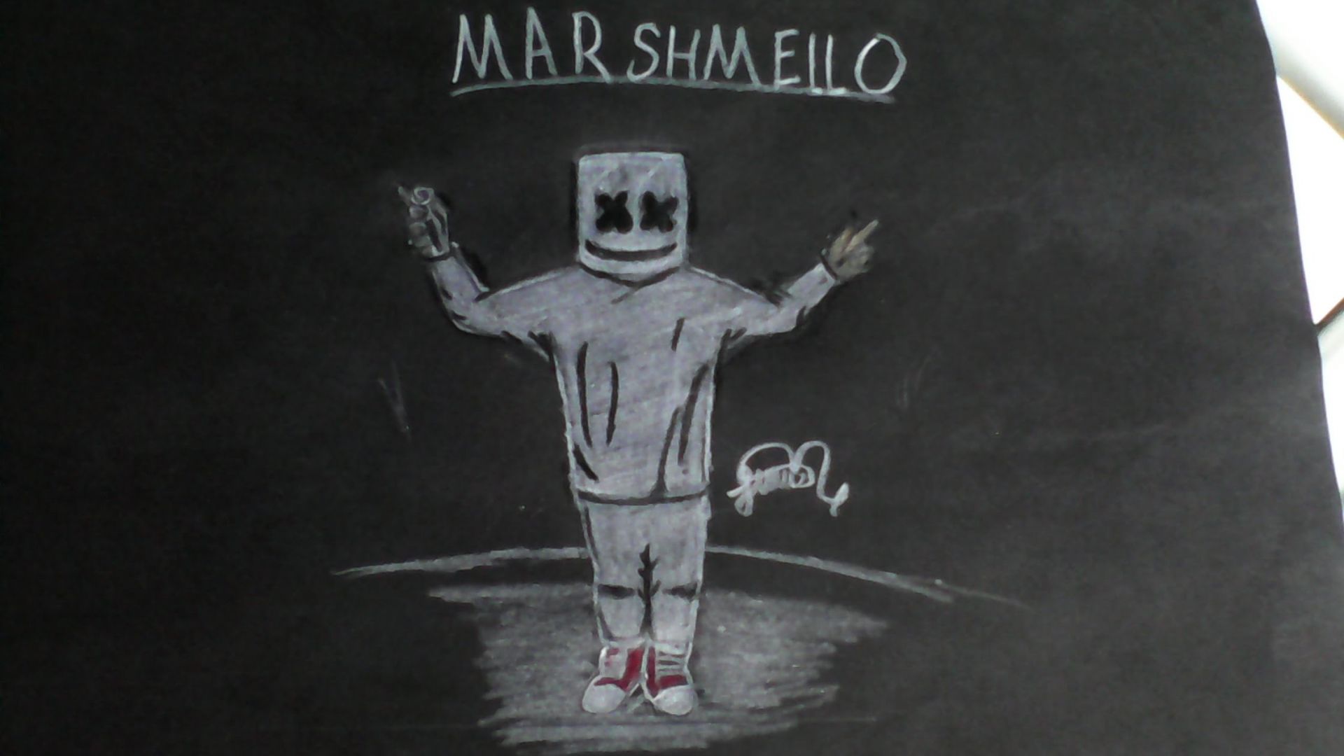 Wallpaper Marshmellow DJ, artwork