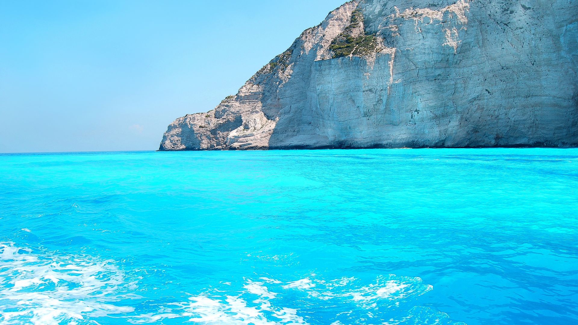 Wallpaper Ionian blue sea, nature