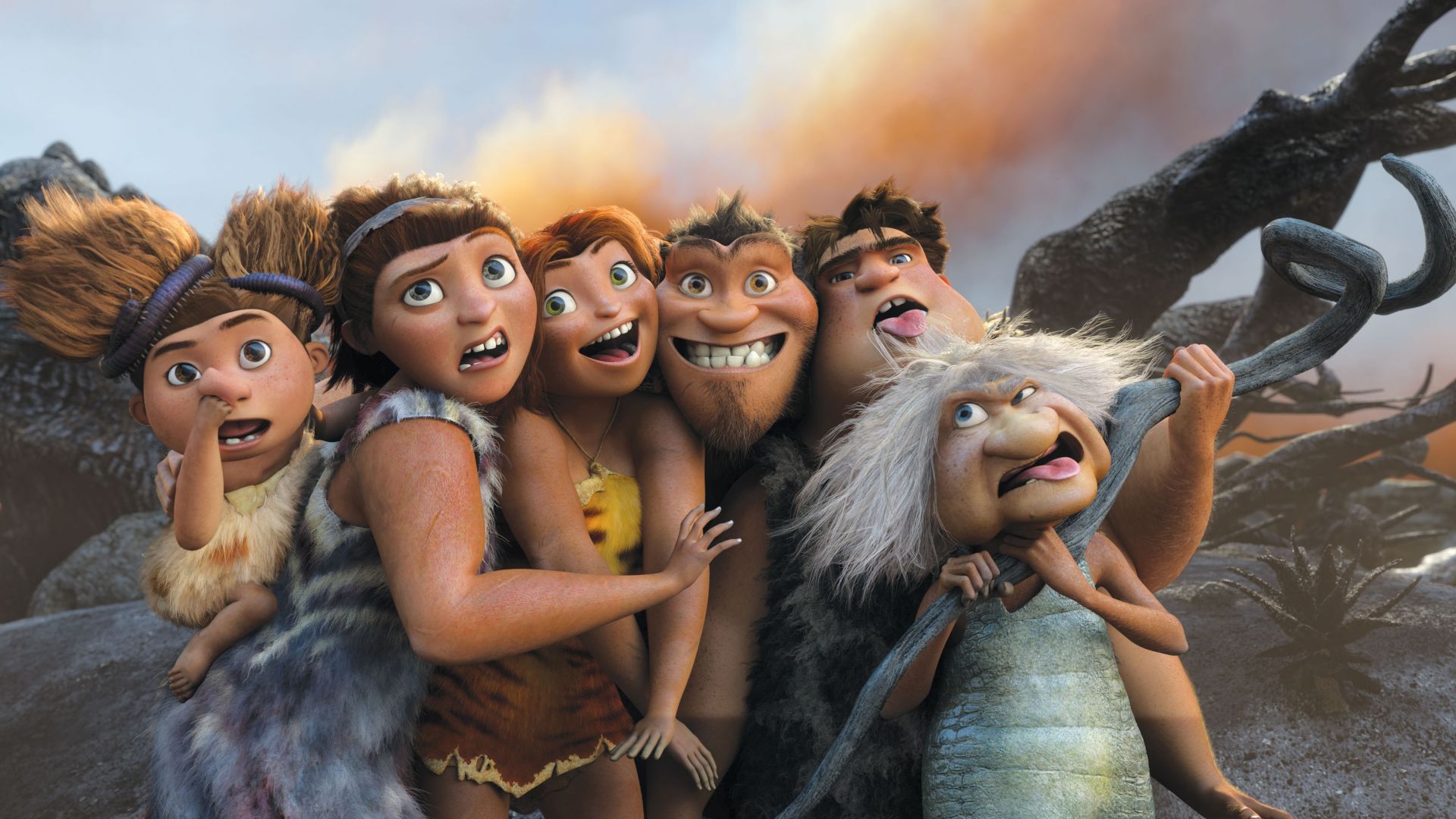 Wallpaper The Croods 2, Animation movie, 2017, family