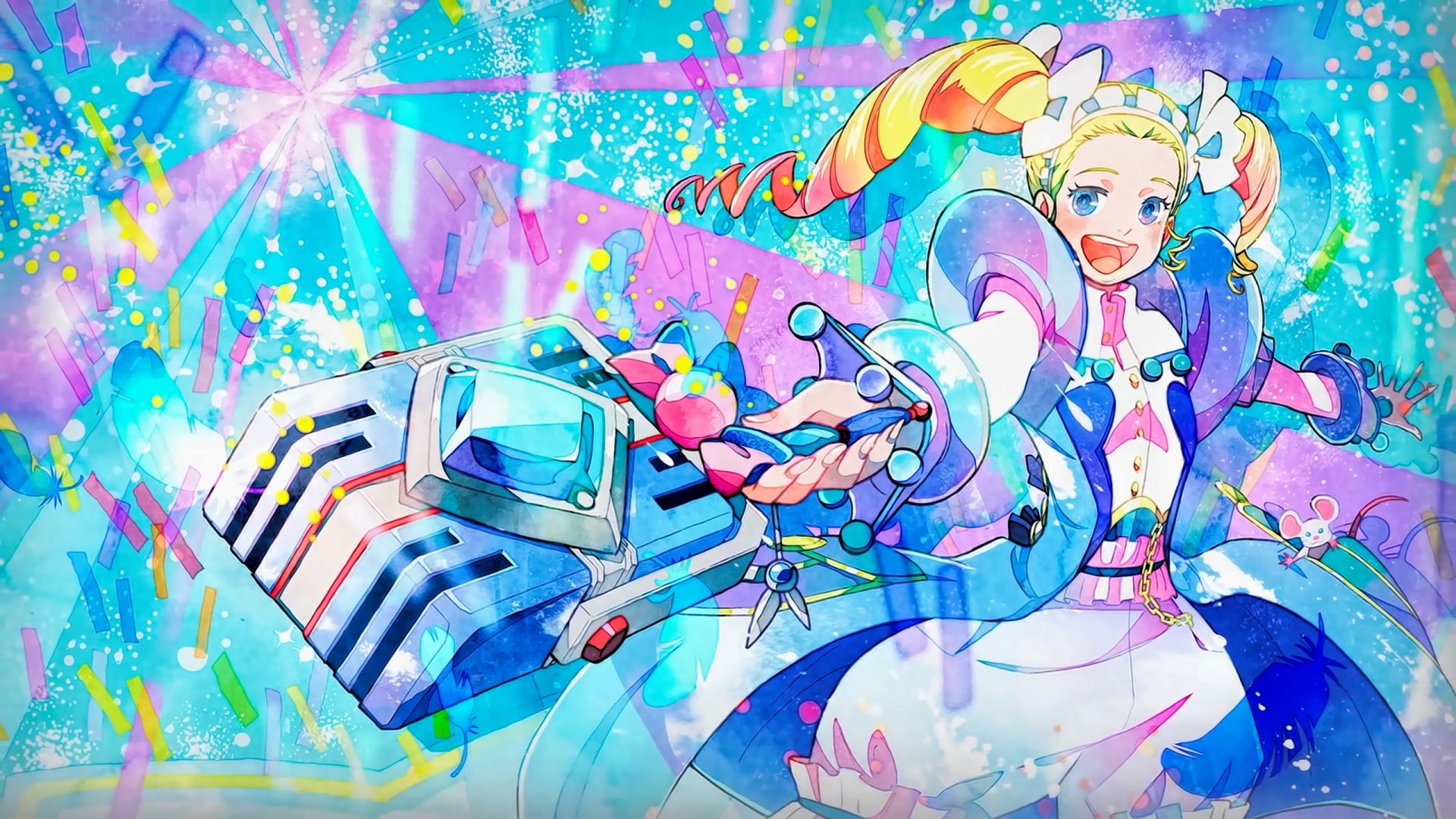 Wallpaper Classicaloid, happy anime girl
