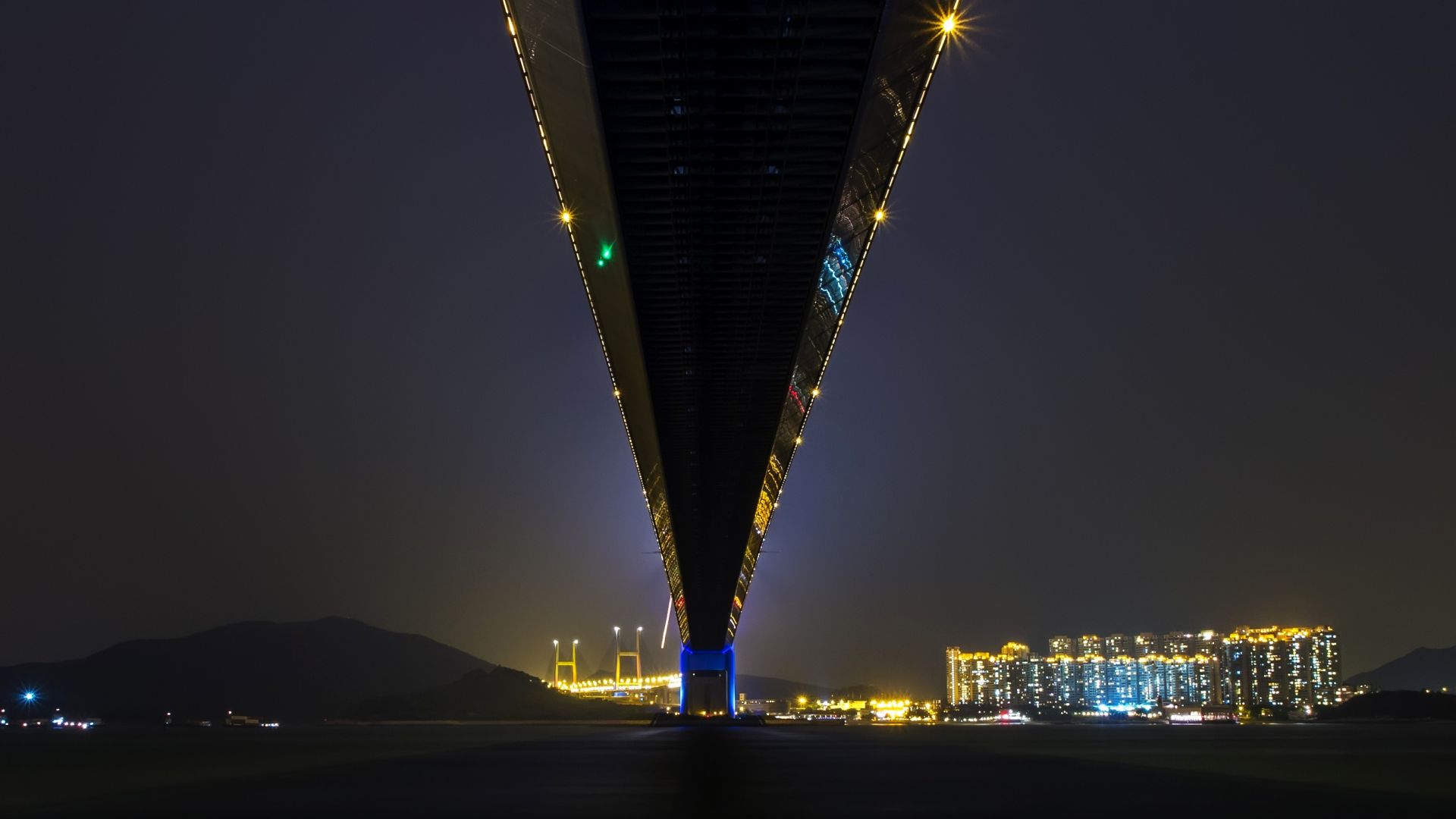Wallpaper Bridge in night