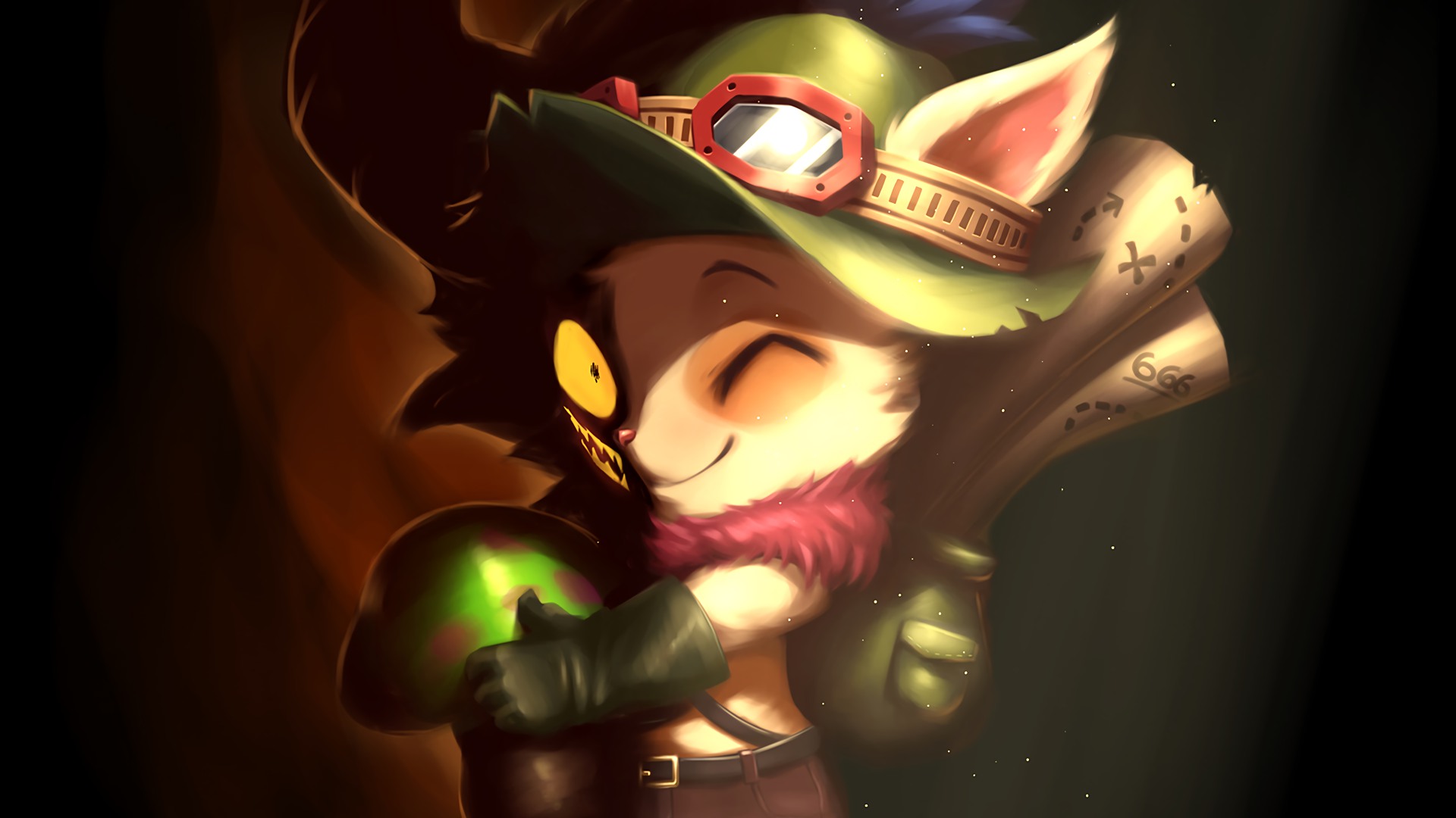 Wallpaper Teemo, League of legends, game, online game