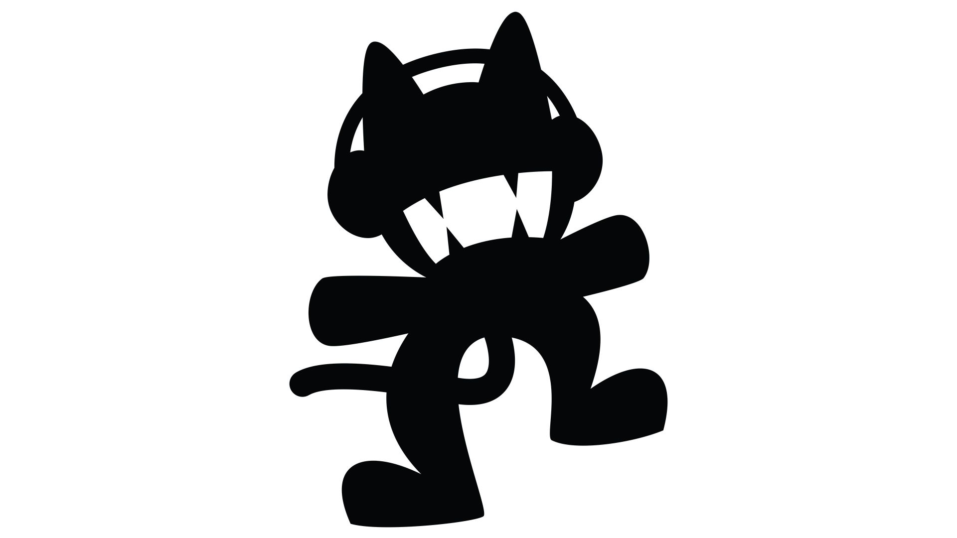 Wallpaper Monstercat logo, 4k