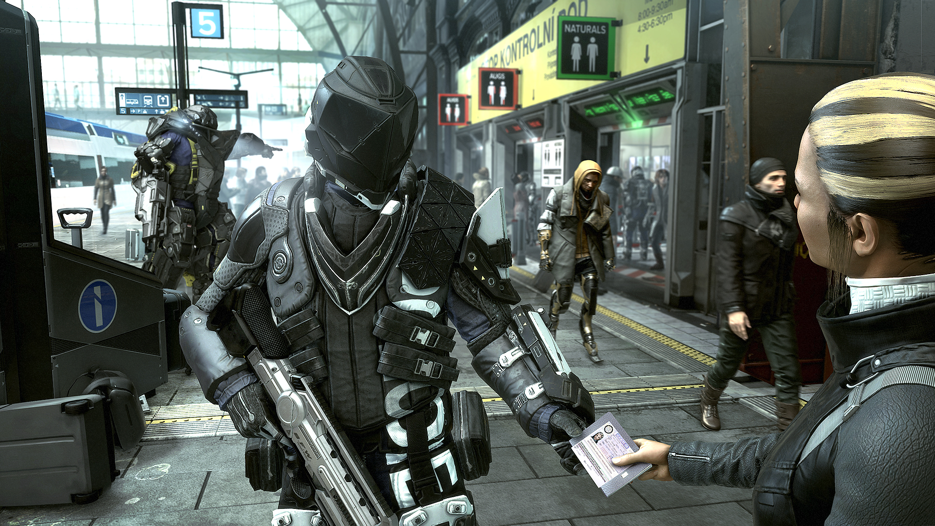 Wallpaper Deus Ex: Mankind Divided video game