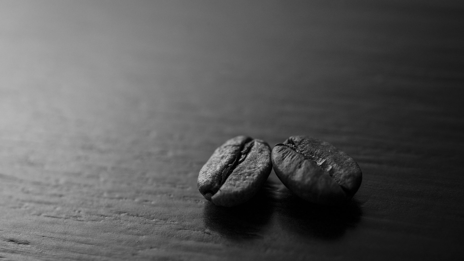 Wallpaper Coffee beans, beans, monochrome