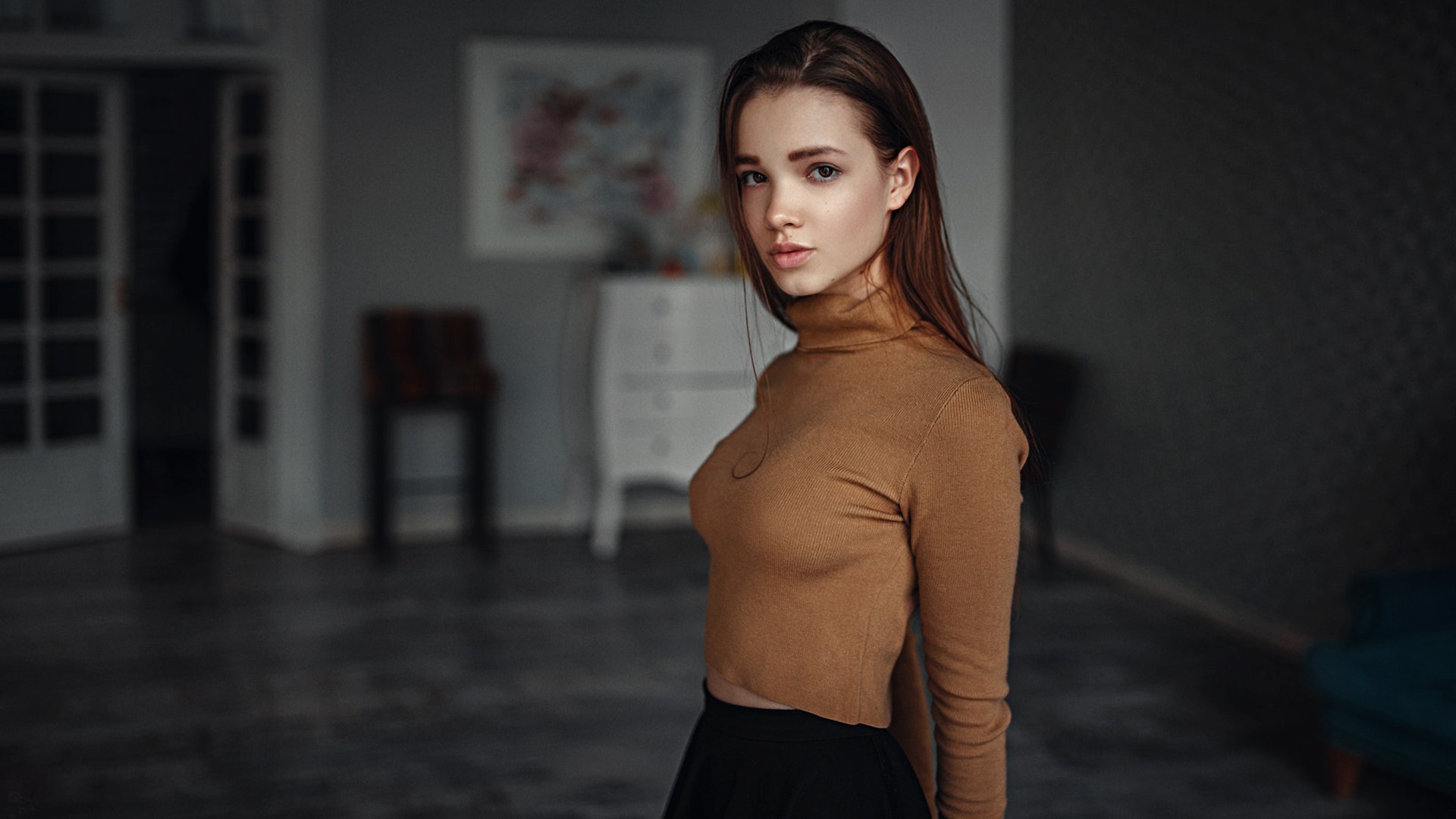 Wallpaper Anna Dyuzhina, model