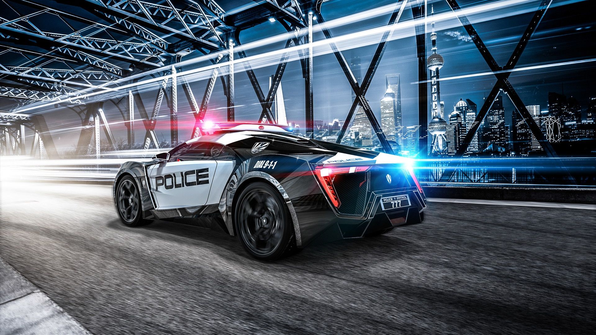Desktop Wallpaper Police Car From Video Game, Hd Image, Picture,  Background, Pnen4y