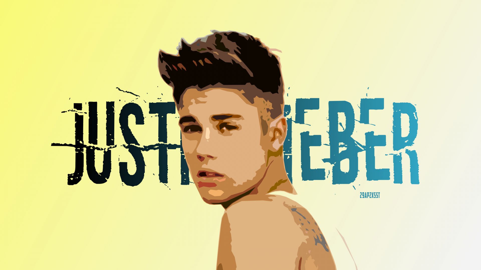 Wallpaper Art, Justin Bieber, singer