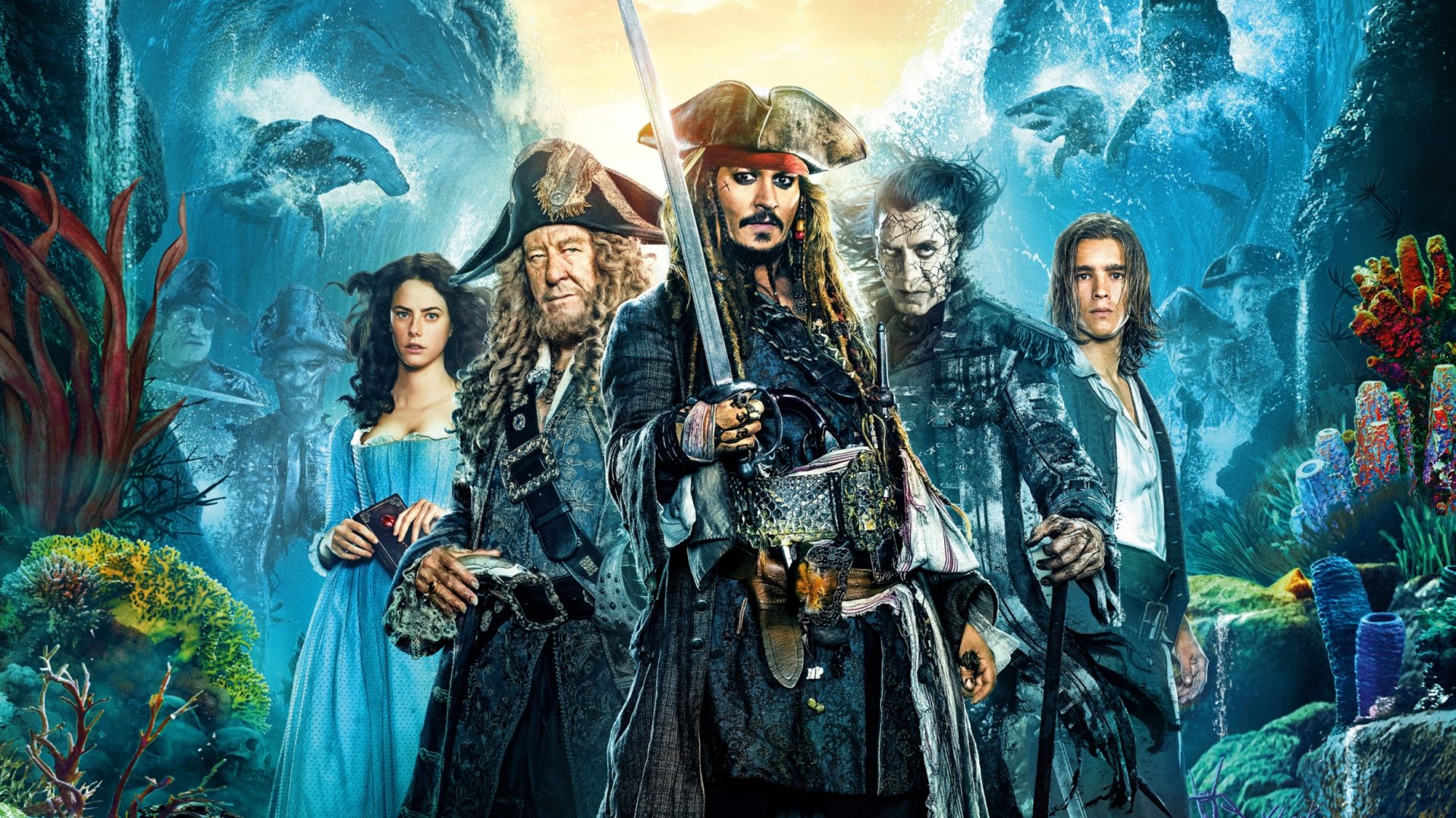 Wallpaper Pirates of the Caribbean Dead Men Tell No Tales, movie, 4k