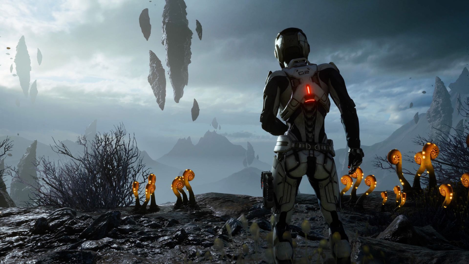 Wallpaper Mass Effect: Andromeda gameplay