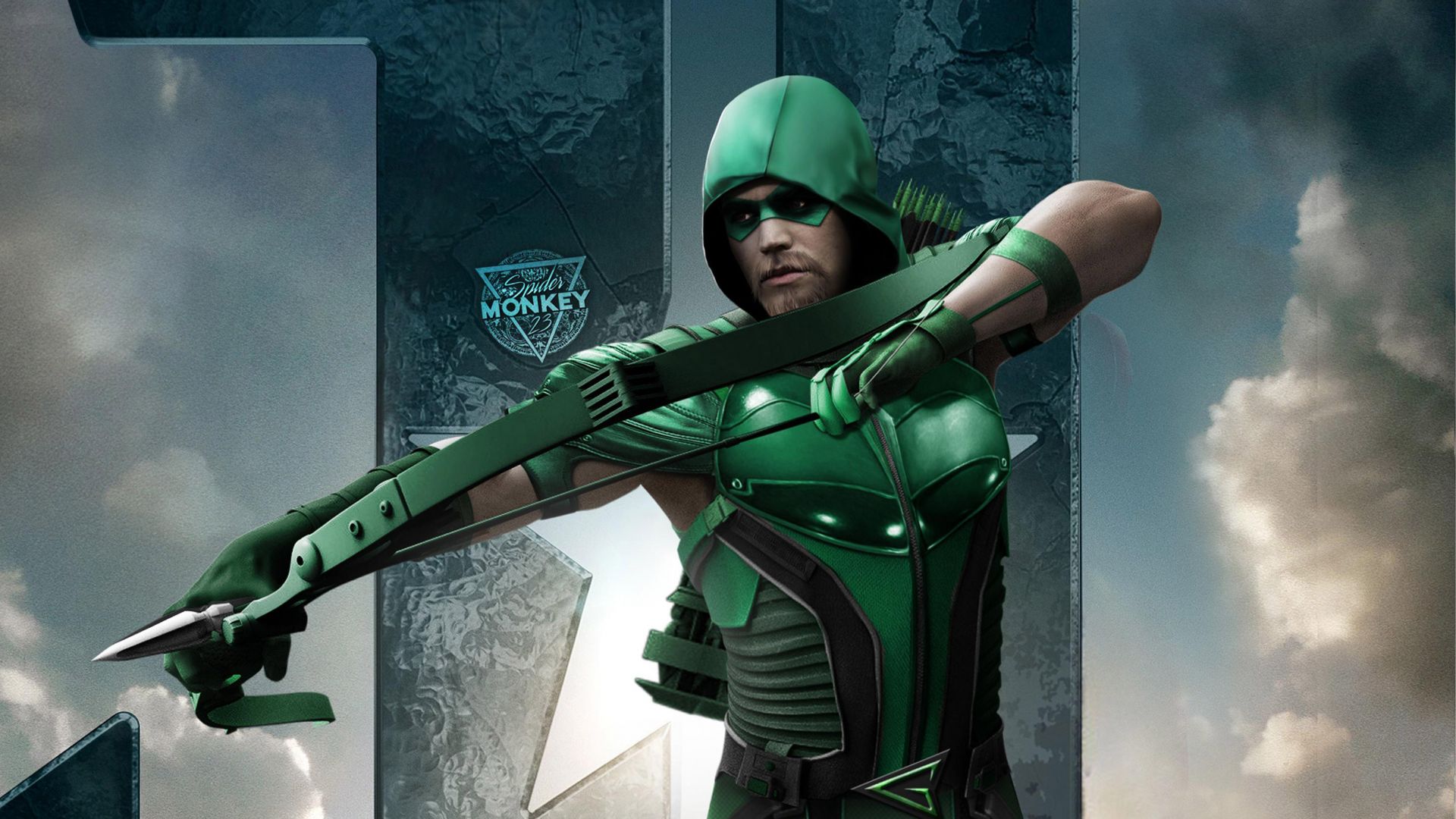 Wallpaper Green Arrow, justice league, fan art