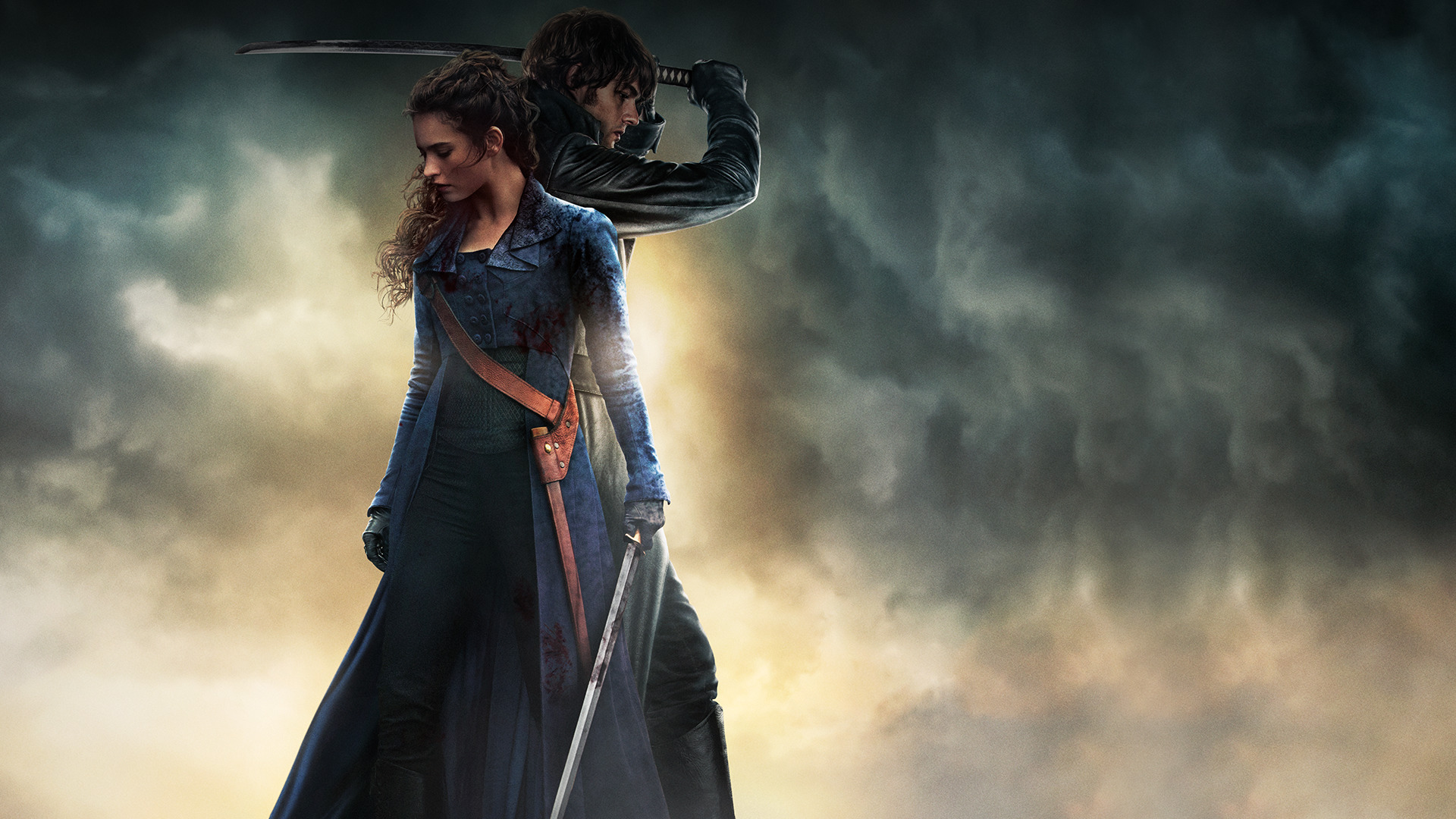 Wallpaper Pride and Prejudice and Zombies, 2016 movie