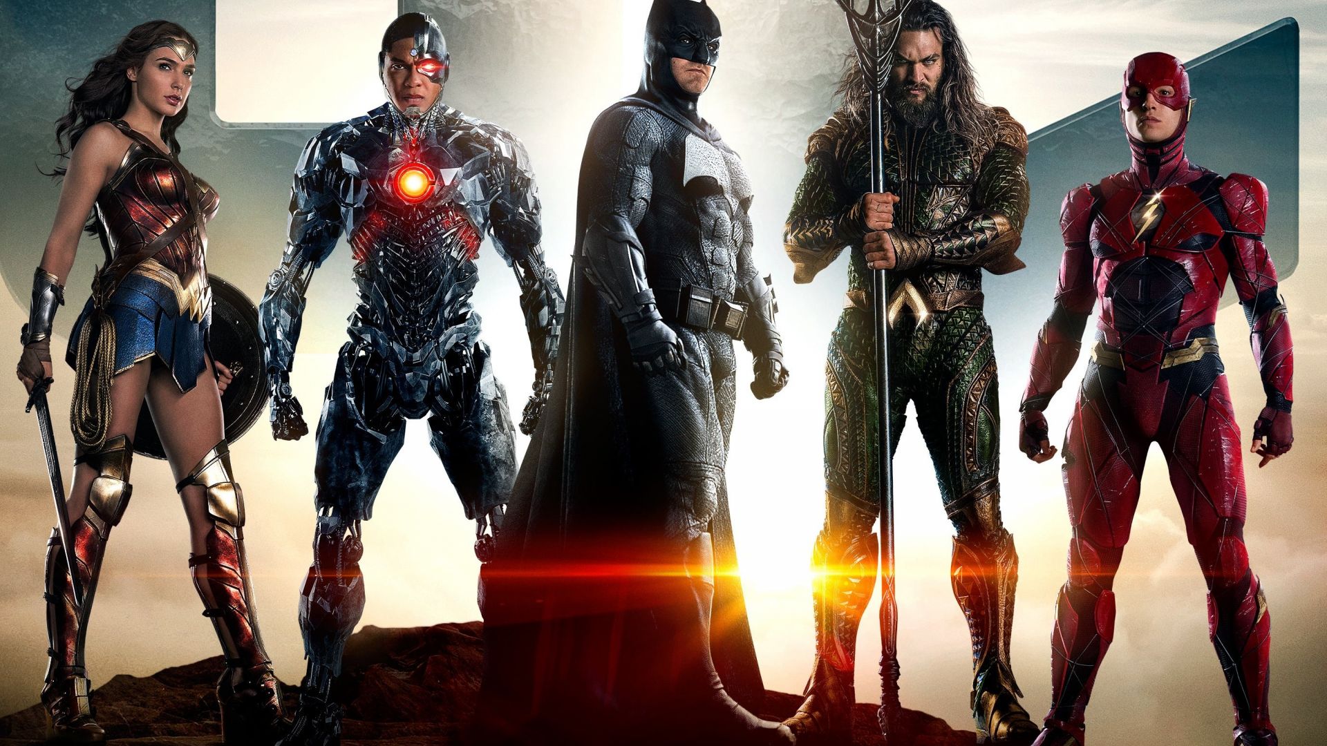 Wallpaper Justice League, 2017 movie, team of superhero