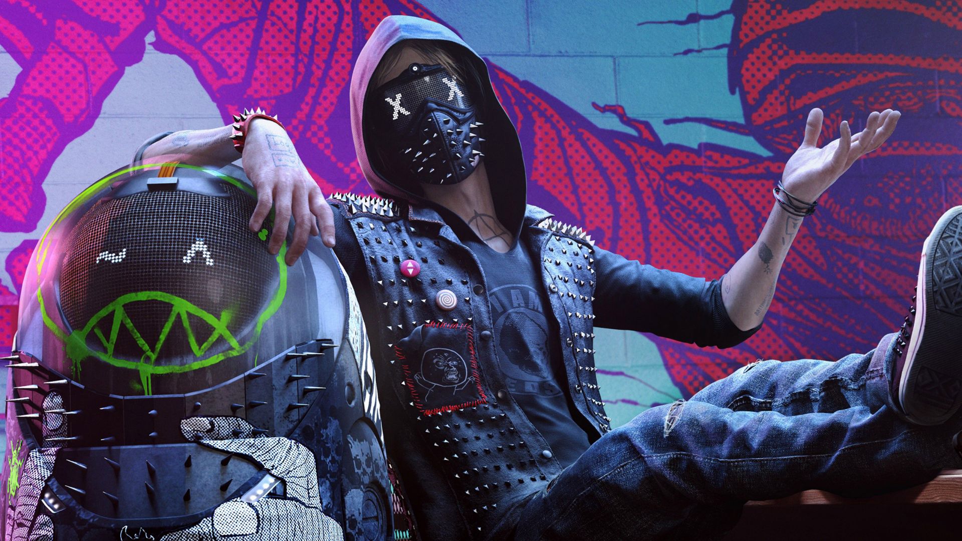 Wallpaper Wrench in watch dogs 2 video game