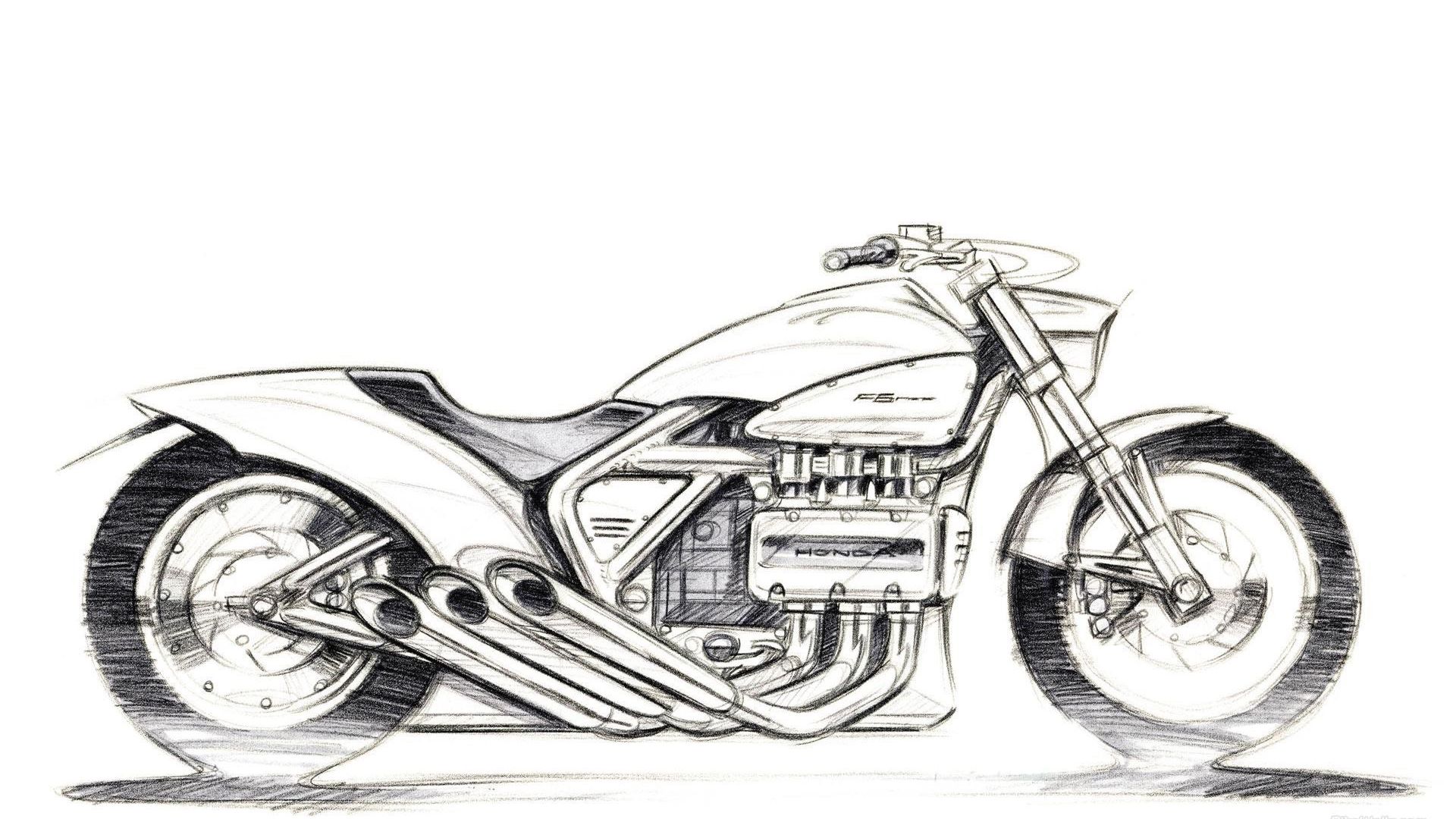 Wallpaper Motorcycle artwork