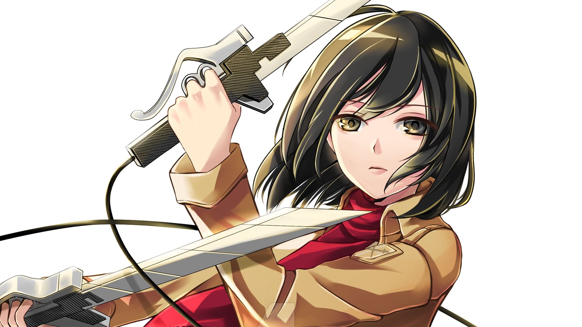 3. "Mikasa Ackerman" from the anime "Attack on Titan" - wide 1