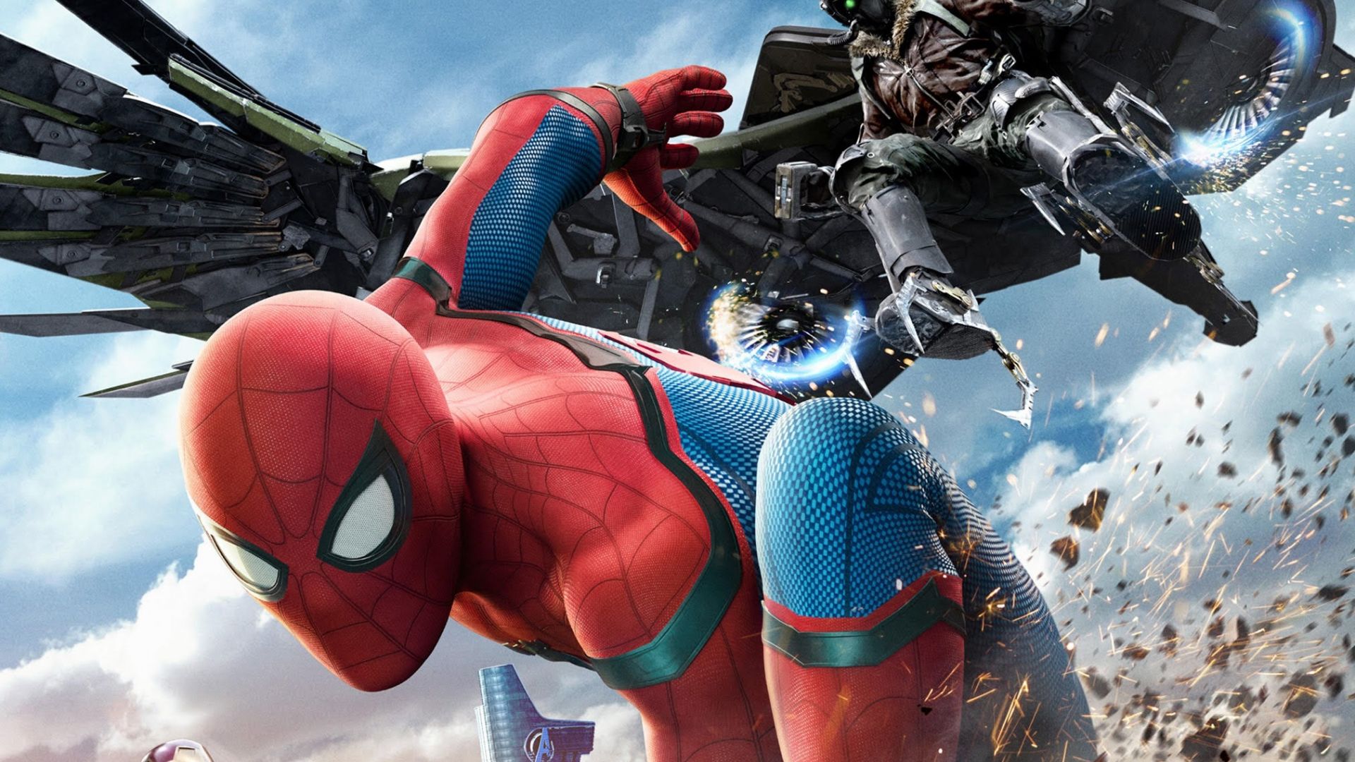 Desktop Wallpaper Spider Man: Homecoming, Iron Man, Movie Poster, Hd Image,  Picture, Background, Rfjwtp
