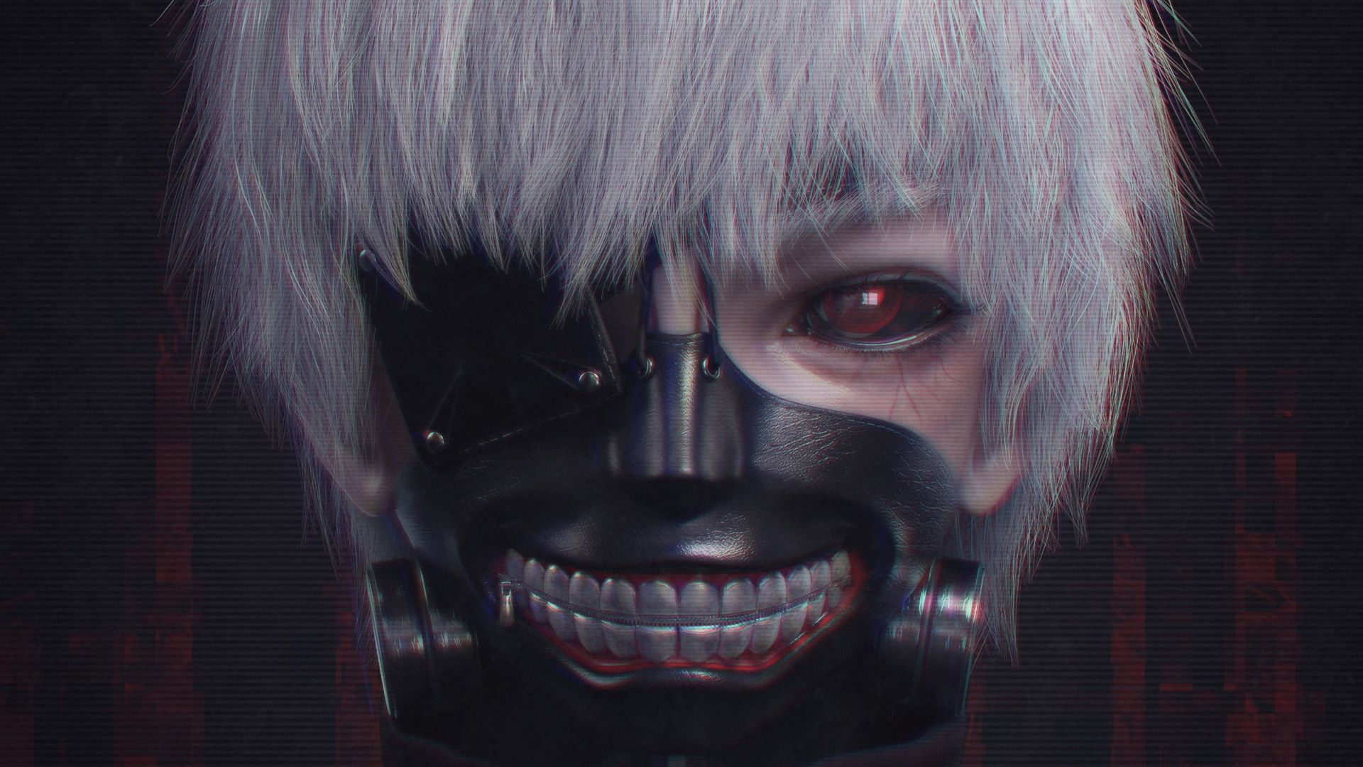 Wallpaper Tokyo Ghoul, Kaneki Ken's face, anime