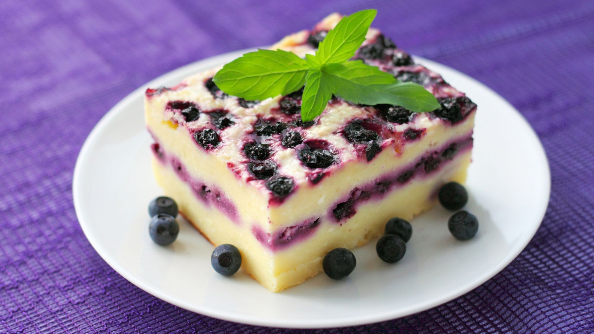 Wallpaper Blueberry pastry, backing, dessert