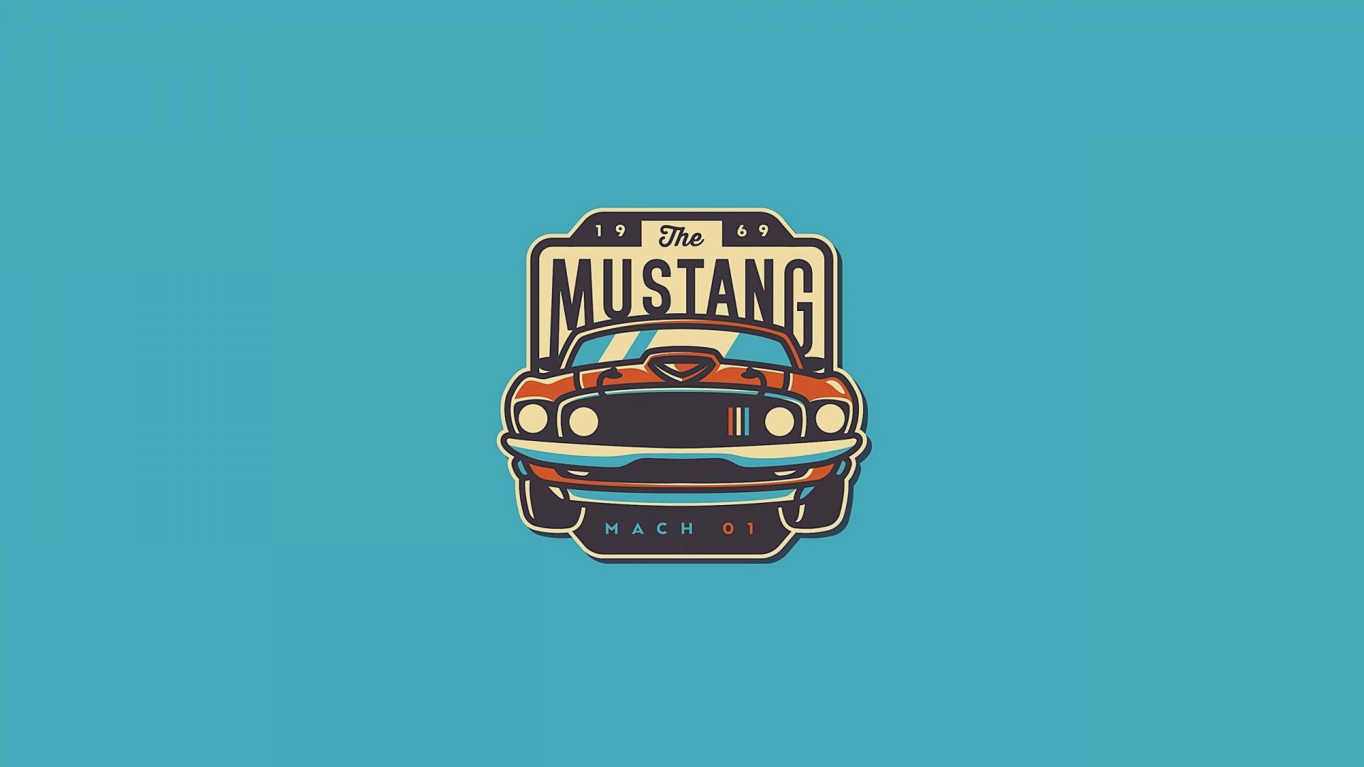 Desktop Wallpaper Ford Mustang, Car, Minimal, Hd Image, Picture,  Background, Rvawj5