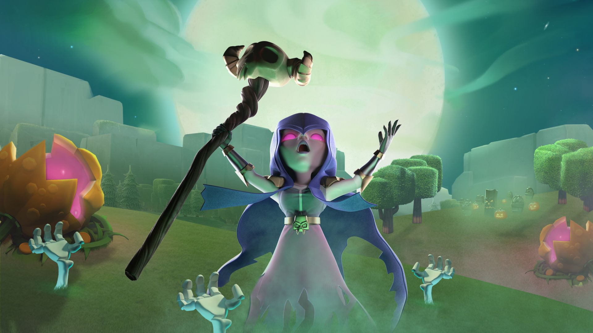 Desktop Wallpaper Witch Of Clash Of Clans Mobile Game, Hd Image, Picture,  Background, Rxku B
