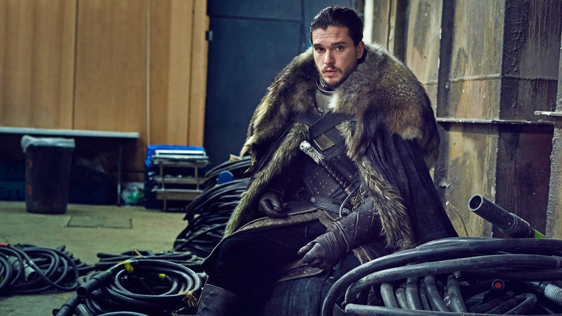 Wallpaper Game of thrones, TV show, on set, Jon Snow