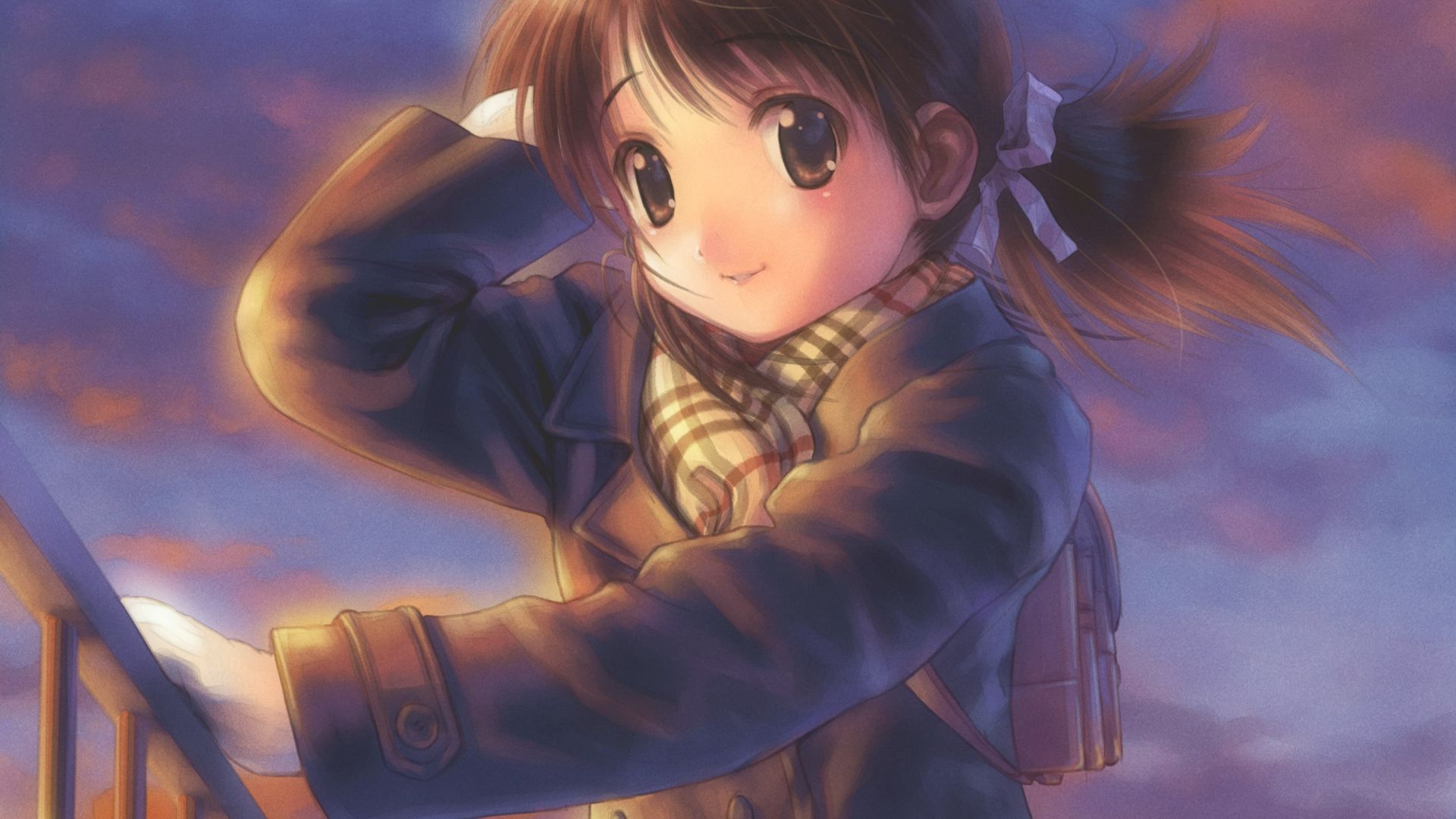 Wallpaper Cute, small anime girl, anime
