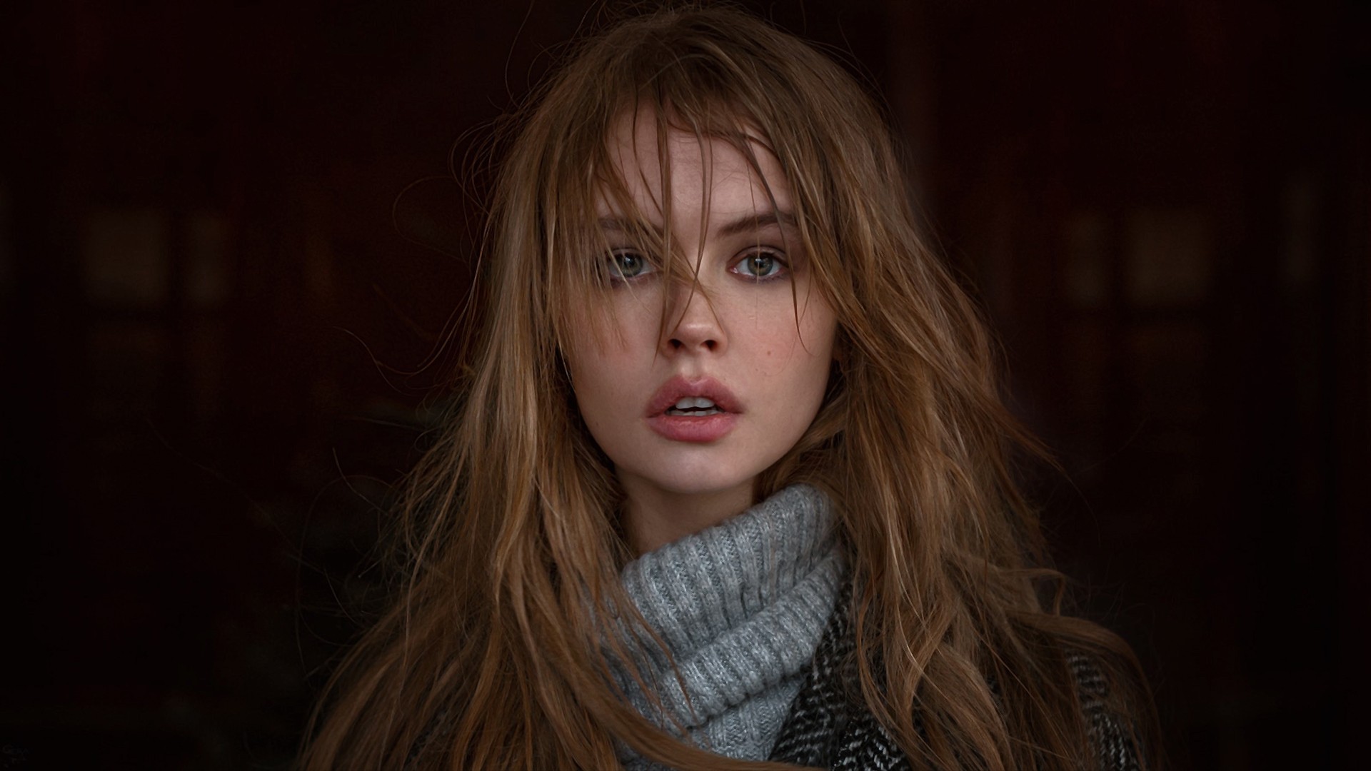 Wallpaper Model, Anastasia Shcheglova, face