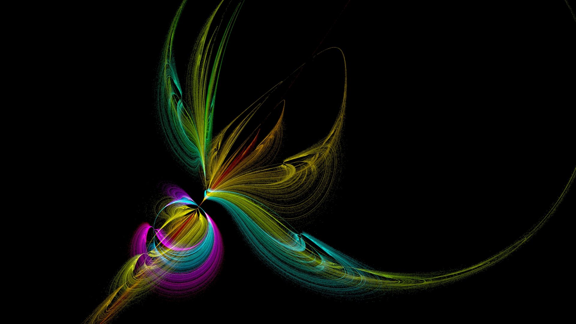 Wallpaper Colorful, fractal, abstract