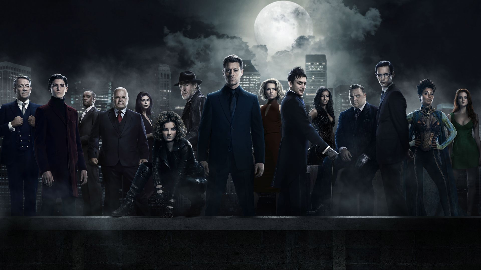 Wallpaper Gotham season 3 cast