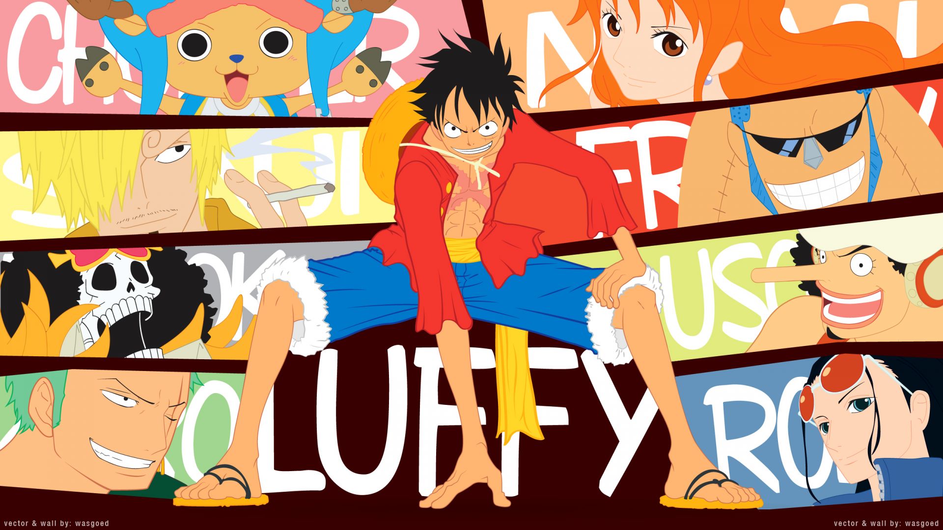 Wallpaper Monkey D. Luffy, One piece, anime