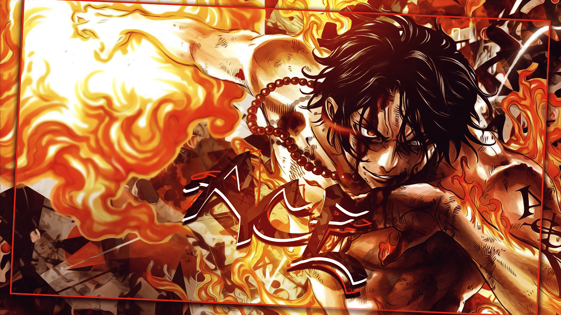 Desktop Wallpaper Portgas D. Ace, One Piece, Anime, Hd Image, Picture,  Background, Sdxegd
