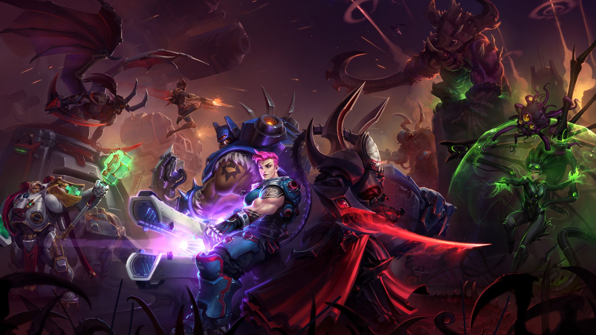 Wallpaper The Machines of War - Heroes of the Storm