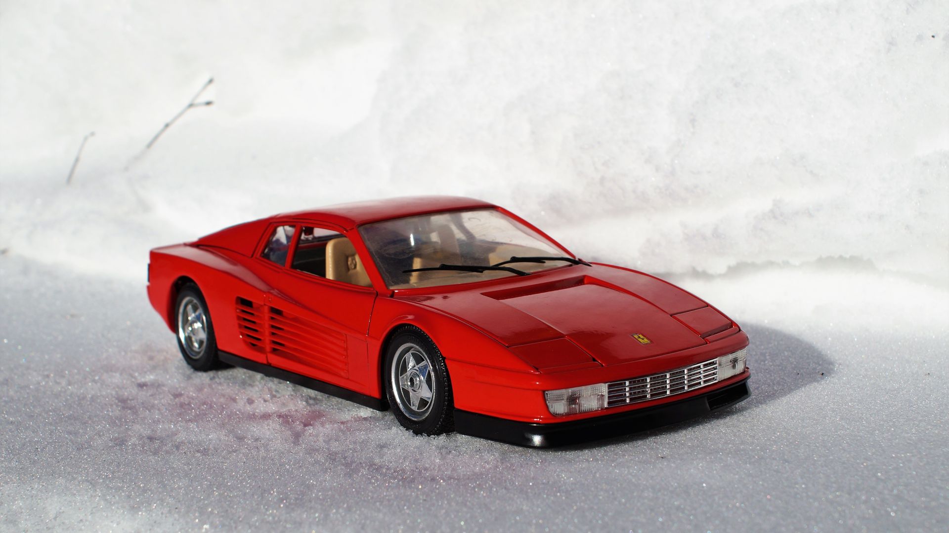 Wallpaper Model car, Ferrari Testarossa, toy
