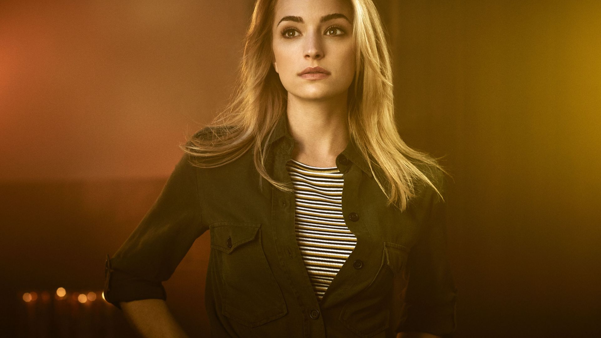 Wallpaper Brianne Howey from The exorcist tv series