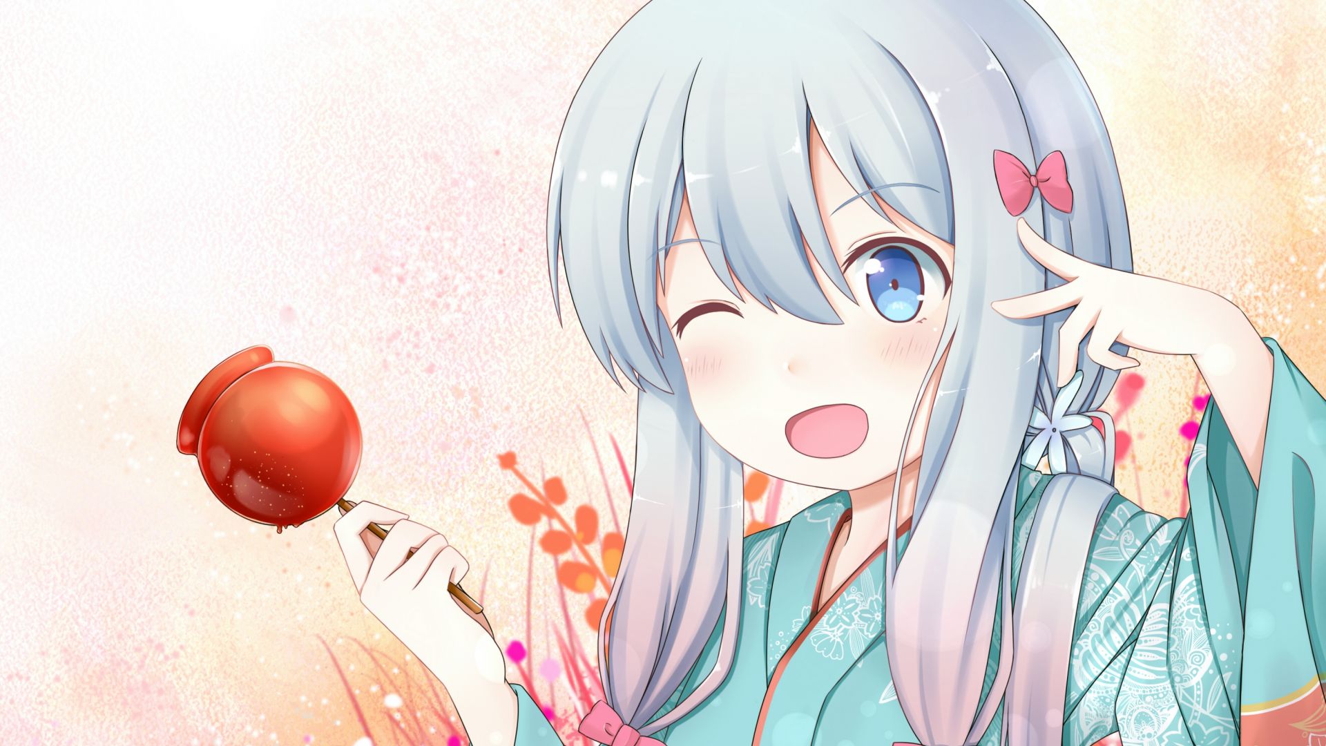 Anime Girl Cute Hottie Eating Lollipop Sexy